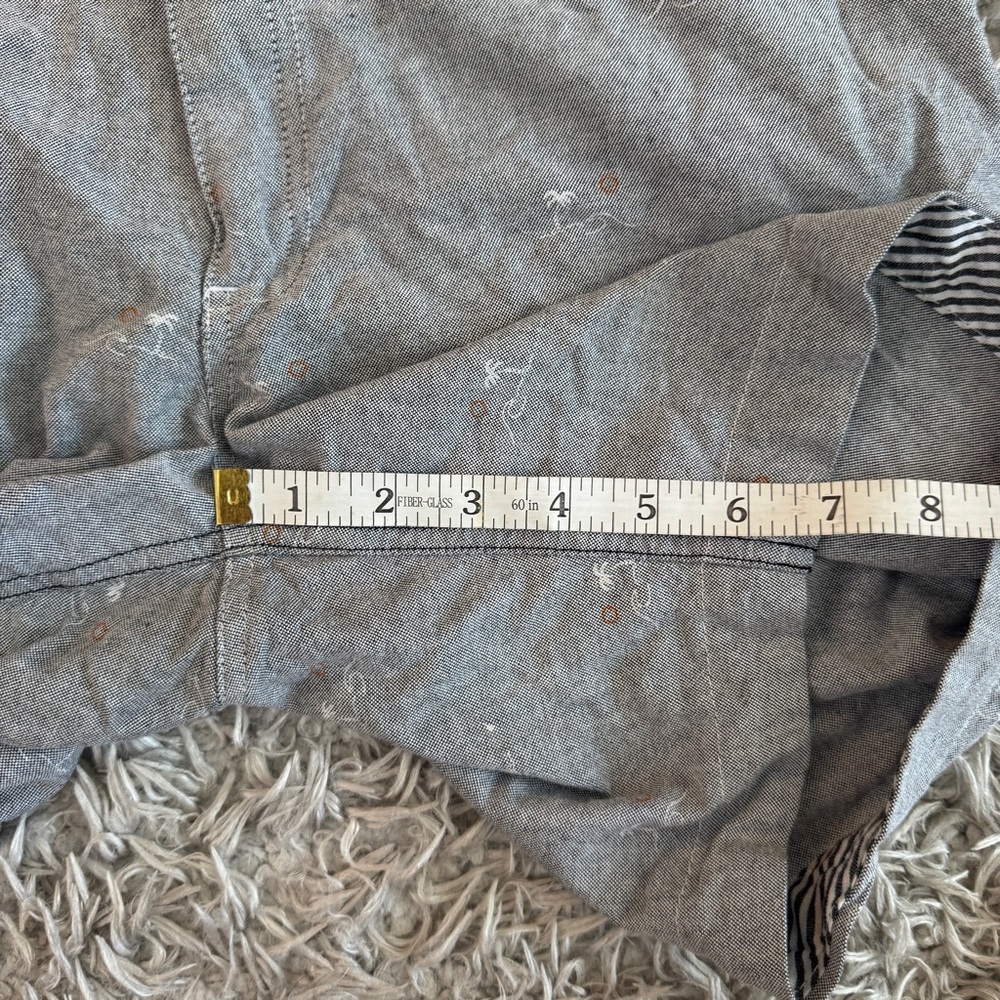 Sovereign Code Grey Palm Tree & Wave Flat Front Shorts - Picture 4 of 6
